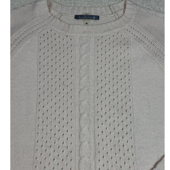 Smartwool Women Medium Pink Merino Wool Long Sleeve Pullover Lightweight Sweater - Picture 5 of 7